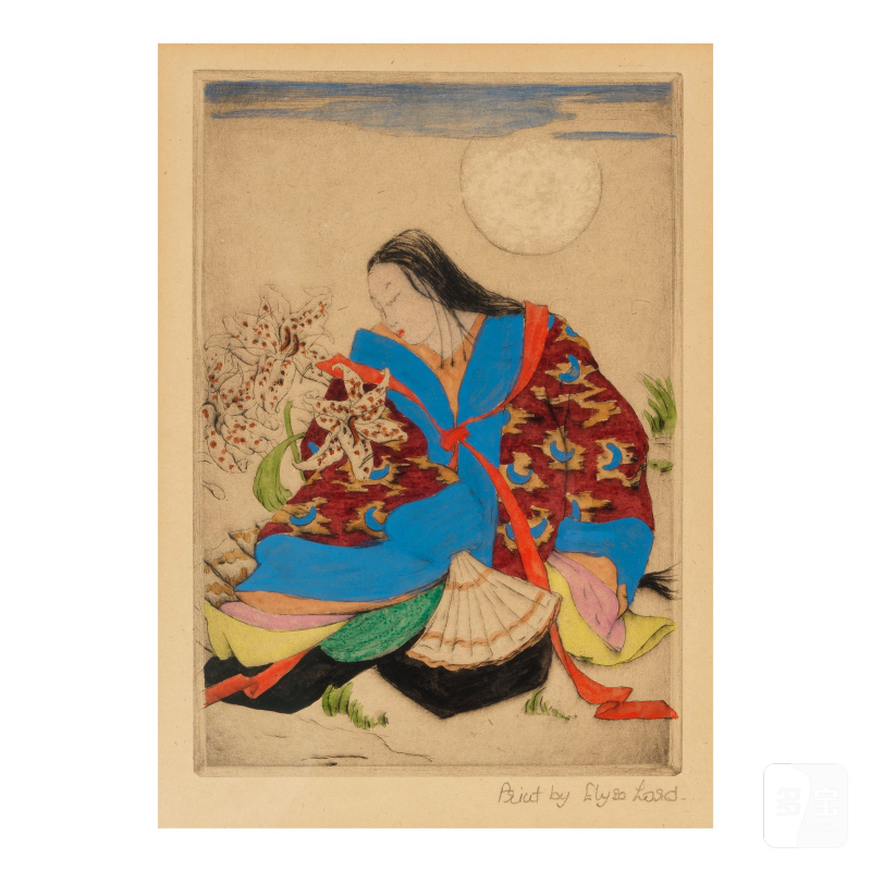 艾倫與西蒙·哈特曼伉儷珍藏 | NINE JAPANESE SUBJECT HAND-COLORED PRINTS - 图3